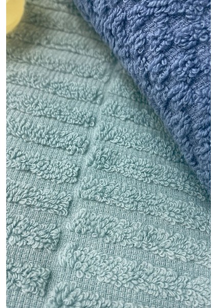 Atlas 3’lü El ve Yüz Havlu Seti – 50X90 cm %100 Pamuk, Yumuşak Dokulu, Örgü Desen. fırsatları