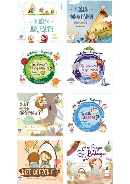Merve Gülcemal 8 Kitap Set Okul Öncesi