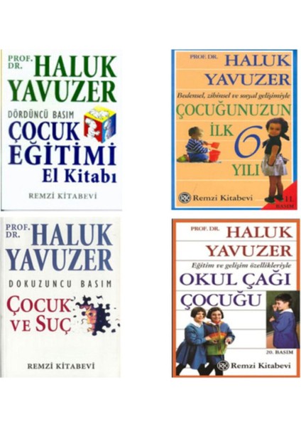 Haluk Yavuzer - Çocuk Eğitim Seti - 4 Kitap Takım