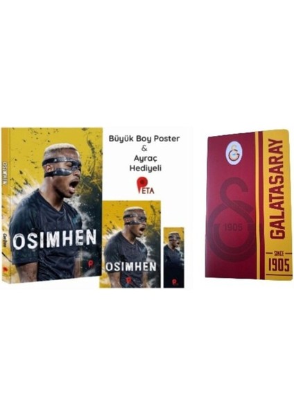Victor Osimhen - (Poster ve Ayraç Hediyeli) - Gs Defter Hediye