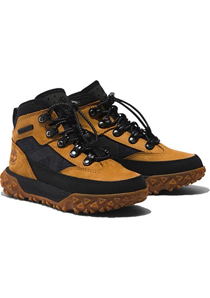 Tımberland Greenstride Motion 6 Mid Lace Up Waterpr Çocuk Outdoor Botu TB1A66P82311 Kahverengi modelleri