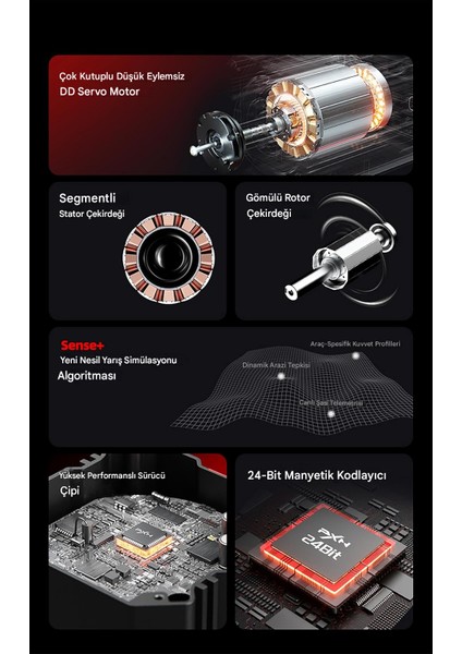 P x n VD10 10NM Doğrudan Tahrik Kuvvet Geri Bildirimi, Profesyonel Yarış Motoru, Servo Motor
