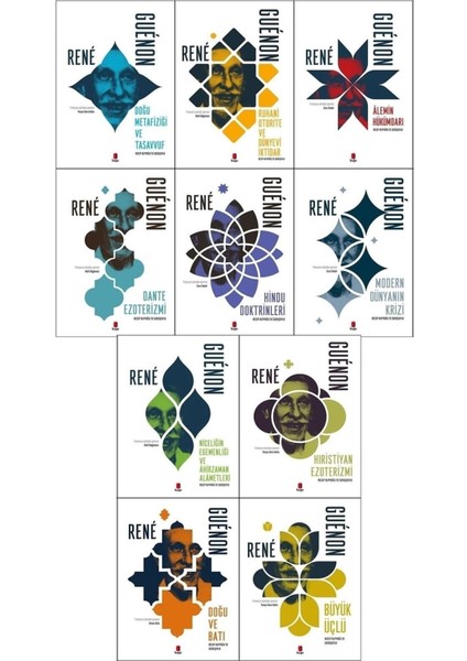 Rene Guenon Seti 10 Kitap: Doğu Metafiziği ve Tasavvuf, Alemin Hükümdarı, Doğu ve Batı + 7 Kitap