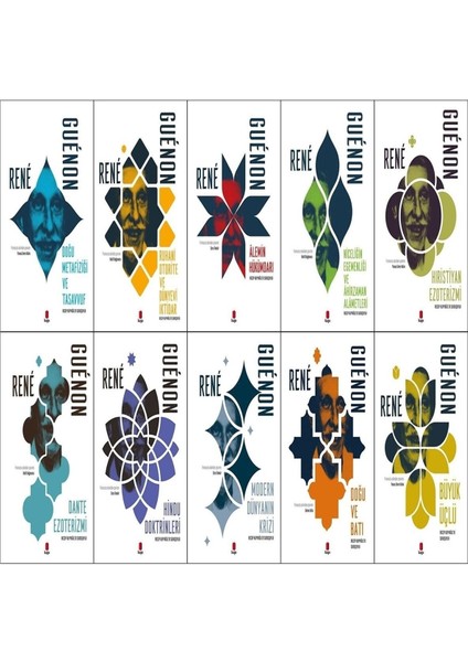 Rene Guenon Seti 10 Kitap: Doğu Metafiziği ve Tasavvuf, Alemin Hükümdarı, Doğu ve Batı + 7 Kitap fiyatları