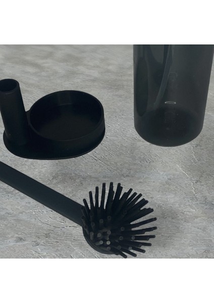 Standlı Plastik Sıvı Sabunluk ve Silikon Bulaşık Fırçası Seti modelleri