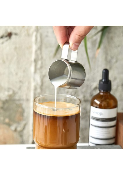 Çelik 50 ml Mini Kahve Süt Sos Krema Sürahisi Potu Sütlük MT188 indirimleri