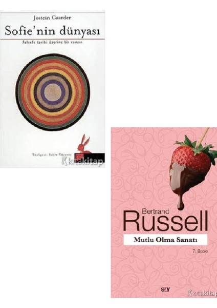 Sofie’nin Dünyası - Mutlu Olma Sanatı - Jostein Gaarder - Bertrand Russell 2 Kitap Set