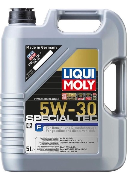 Lıquı Moly 5W30 Motor Yağı Special Tec F 5 Litre (2326)