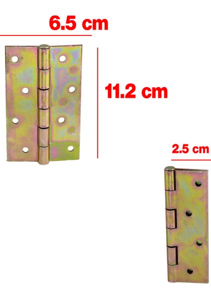 Metal Yaprak Menteşe 2 Adet Prinç Sarı No:5 Mobilya Pencere Kapı Dolap Pvc Menteşesi Iki Kanatlı fiyatları