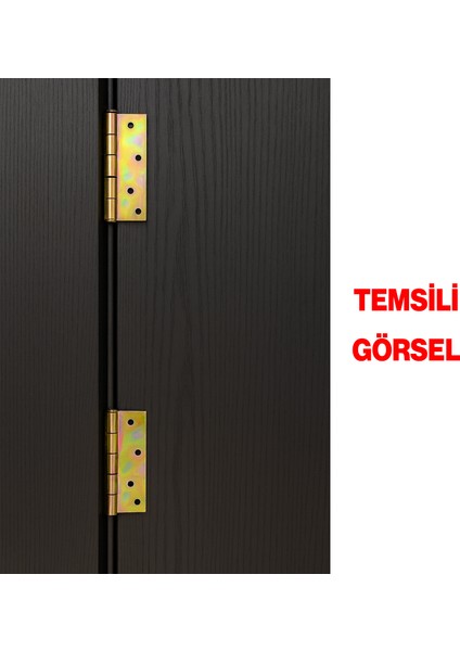 Metal Yaprak Menteşe 2 Adet Prinç Sarı No:5 Mobilya Pencere Kapı Dolap Pvc Menteşesi Iki Kanatlı modelleri