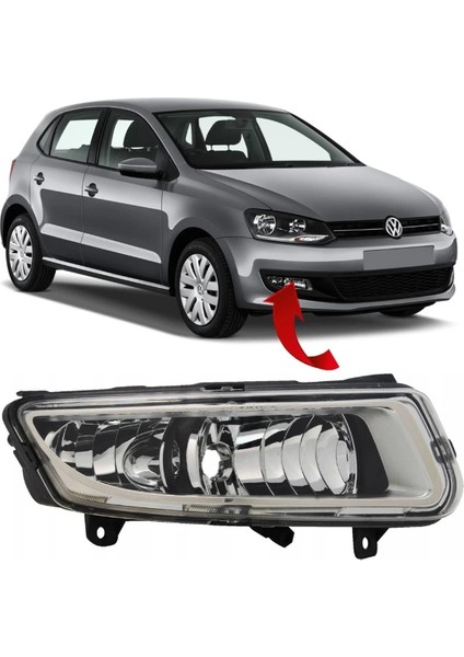 Vw Polo 2010-2014 Sis Farı Sağ 6R0941062C