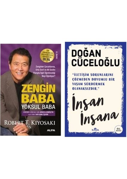 Zengin Baba Yoksul Baba Robert T. Kiyosaki - Insan Insana Doğan Cüceloğlu