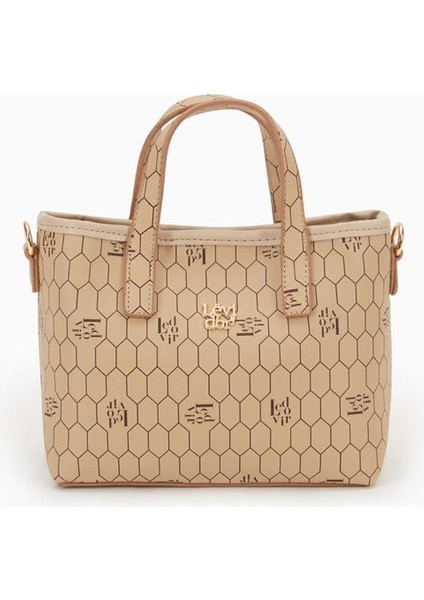 930163 Çanta Vizon Kadın Omuz Çantası Levidor modelleri