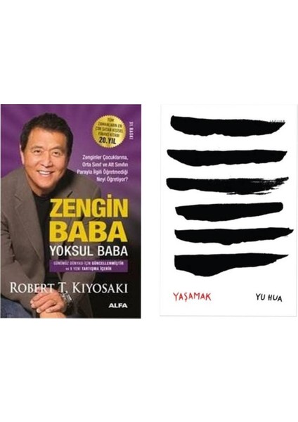 Zengin Baba Yoksul Baba Robert T. Kiyosaki - Yaşamak Yu Hua