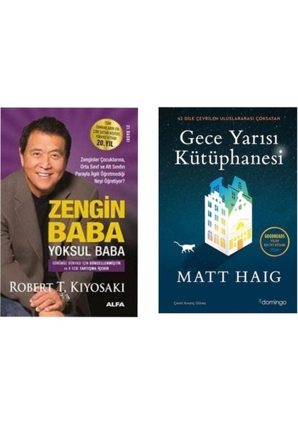 Zengin Baba Yoksul Baba Robert T. Kiyosaki - Gece Yarısı Kütüphanesi Matt Haig