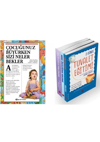 Çocuğunuz Büyürken Sizi Neler Bekler - Çocuk Gelişim Seti (Tuvalet Eğitimi-Uyku Sorunları-Beslenme)