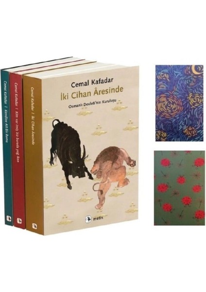 Cemal Kafadar Seti 3 Kitap Takım - 2 Adet Not Defteri Hediye