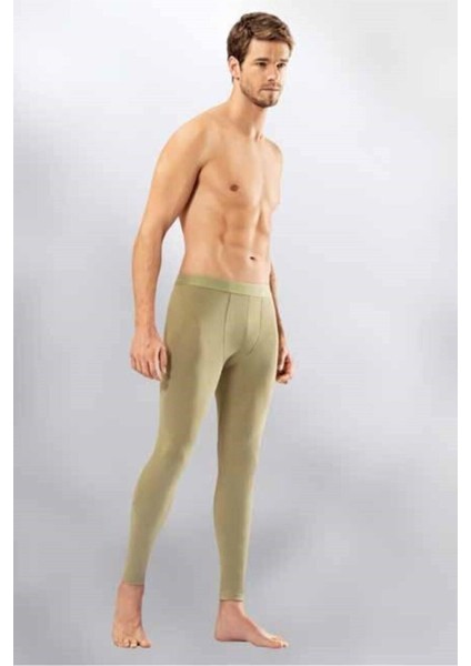 Erkek Haki Termal Tayt