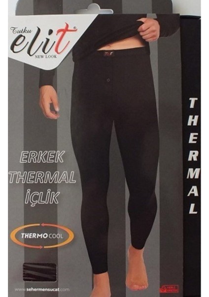 Erkek Siyah Termal Tayt Içlik