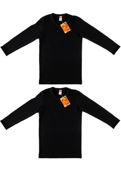 Erkek Çocuk Siyah 2'li Paket Termal Uzun Kol Fanila ELF568TUT0136T2 fiyatları