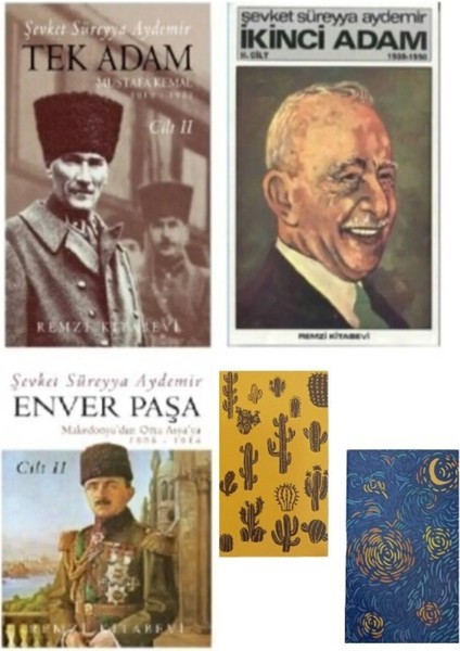 Şevket Süreyya Aydemir Tarihi Kişilikler Seti 2 - 2 Adet Not Defteri Hediye