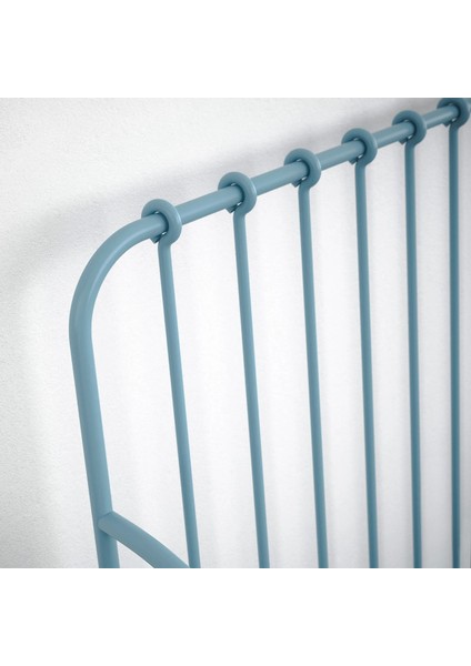 Mınnen Luröy Çocuk Karyolası Gri Mavi Uzayabilen 80 x 200 cm Metal Gövde Ayarlanabilir Boy fiyatları