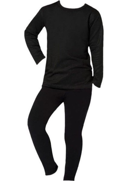 Erkek Çocuk Siyah Termal Takım