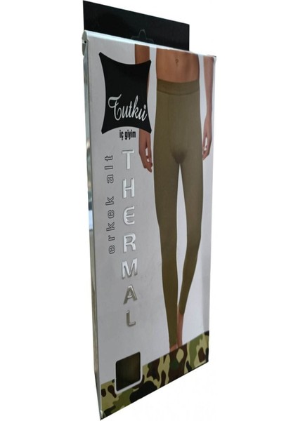 Erkek Haki Alt Üst Uzun Kol Termal Takım - 0125 0126 fiyatları