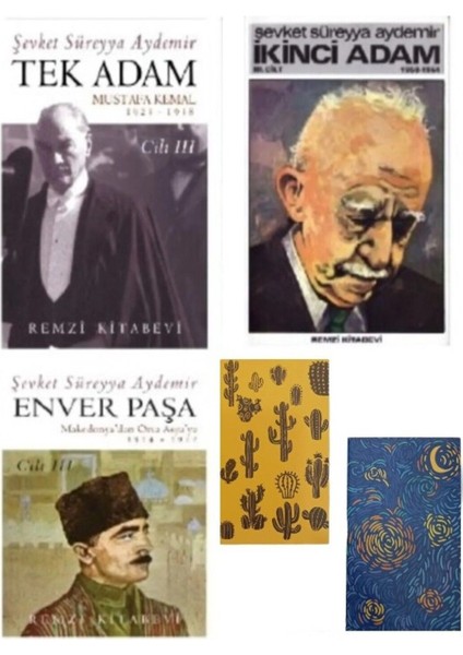 Şevket Süreyya Aydemir Tarihi Kişilikler Seti 3 - 2 Adet Not Defteri Hediye