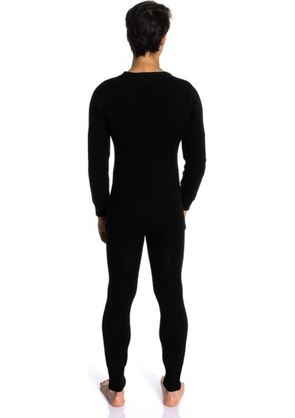 Unisex Siyah Örme Uzun Kol Fanila fiyatları