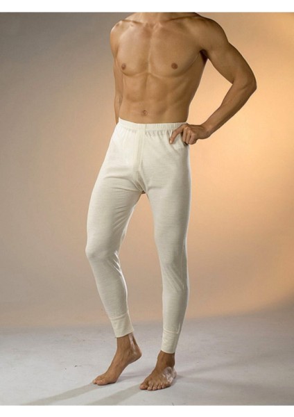 Saf Yün Içlik Erkek Krem Renk Uzun Don fiyatları