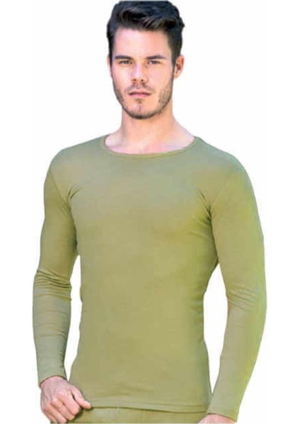 0126 Erkek Haki Termal Fanila