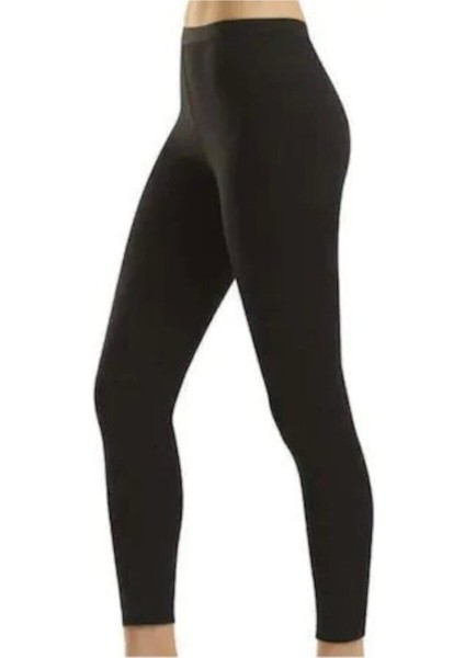 Kadın Siyah Termal Tayt