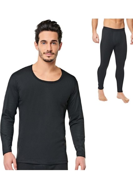 Erkek Siyah Termal Takım Alt Üst 0125-0126 modelleri