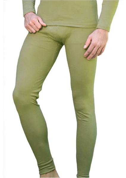 Erkek Askeri Haki Termal Içlik Alt Uzun Tayt