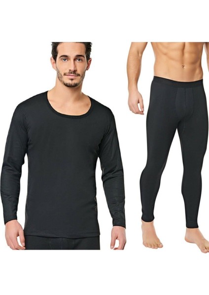 Siyah Erkek Termal Takım Alt Üst Set & Emir Kışlık Kalın Çorap Hediyeli fiyatları