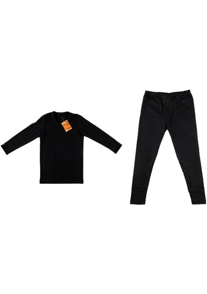 Erkek Çocuk Termal Alt- Üst Set Takım Siyah modelleri