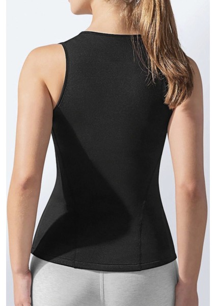 Kadın Siyah Termal Sauna Atlet modelleri