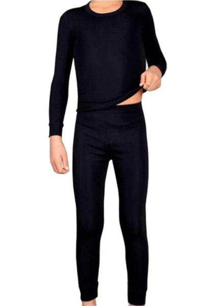 Erkek Çocuk Siyah Termal Takım