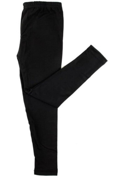 Erkek Çocuk Siyah Uzun Viskon Şardonlu Alt Içlik Termal Giyim Içlik