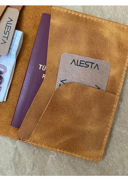 (Isim Yazıyoruz) El Yapımı Deri Pasaport Kılıfı / Pasaport Cüzdanı fiyatları