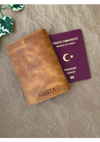 (Isim Yazıyoruz) El Yapımı Deri Pasaport Kılıfı / Pasaport Cüzdanı indirimleri