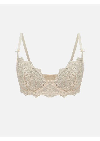 Lcw Dream Balenli Dolgusuz Dantelli Fantezi Tişört Sütyen (W5)