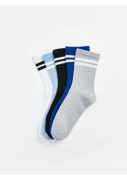 Lcw Kids Çizgili Erkek Çocuk Soket Çorap 5'li (W5) fiyatları