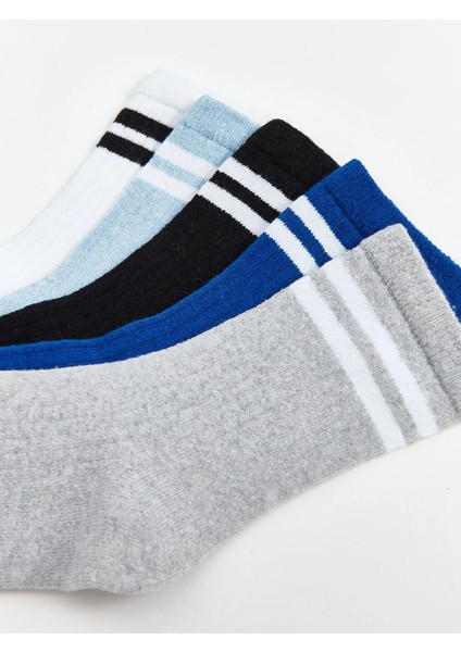 Lcw Kids Çizgili Erkek Çocuk Soket Çorap 5'li (W5) modelleri