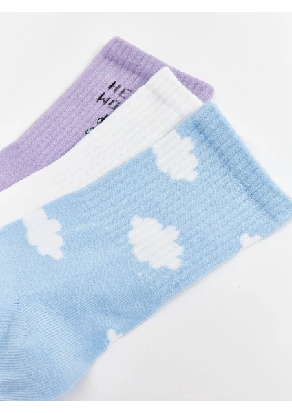 Lcw Baskılı Kadın Soket Çorap 3'lü (W5) fırsatları