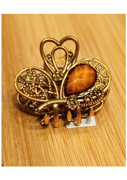 Taşlı Döküm Metal 2.5cm Minik Lüks Toka