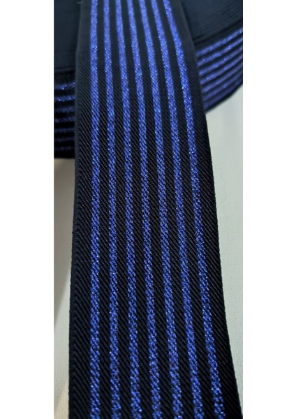 Saks Simli Siyah Çizgili Lastik Şerit modelleri