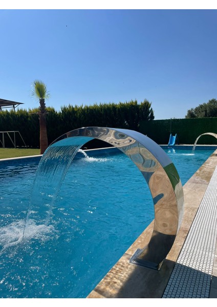 Lüks Kobra Şelale – Paslanmaz Çelik, Havuz Başına Şık Su Efekti, Kolay Kurulum 500X600 modelleri