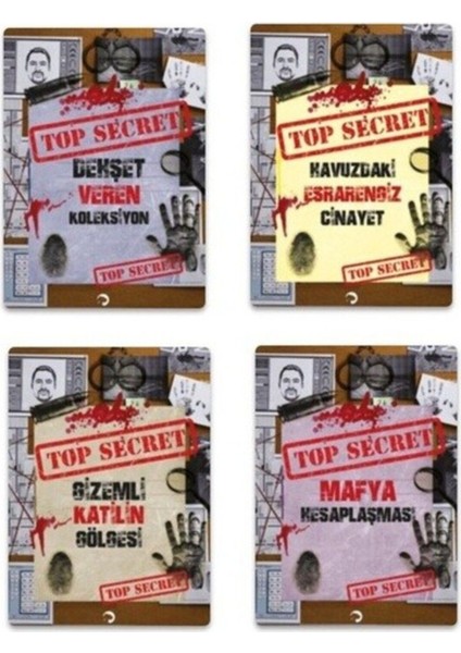 Dedektif Oyunu - Top Secret - 4 Adet Oyun Kitabı(Seri 4) fiyatları